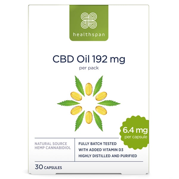 Healthspan Cbd Oil 192Mg - 30 Capsules