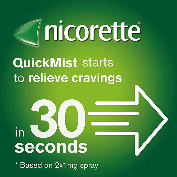 Nicorette QuickMist 1mg Mouthspray Duo (Stop Smoking)