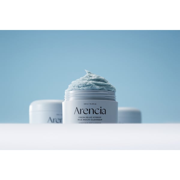 Arencia Fresh Blue Hyssop Rice Mochi Cleanser 120g