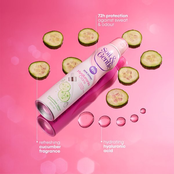 Soft & Gentle Hyaluronic Care 72H Deodorant Cucumber Splash