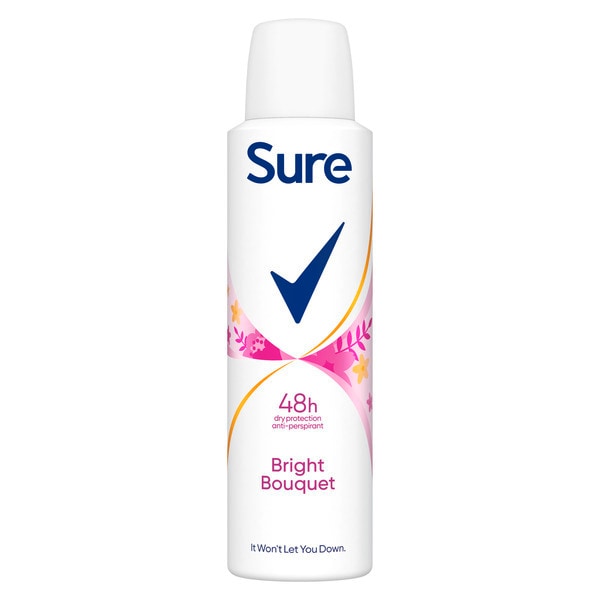 Sure Bright Bouquet Anti-Perspirant Aerosol 150 ml