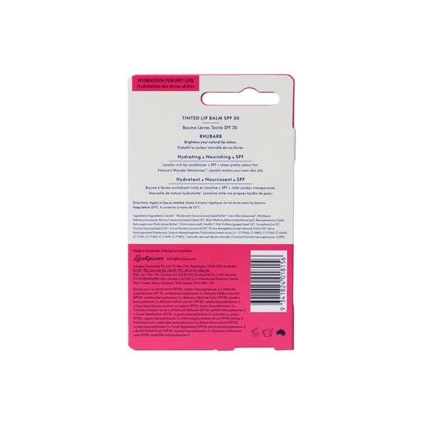 Tinted Balm Spf30 Rhubarb 12.5G
