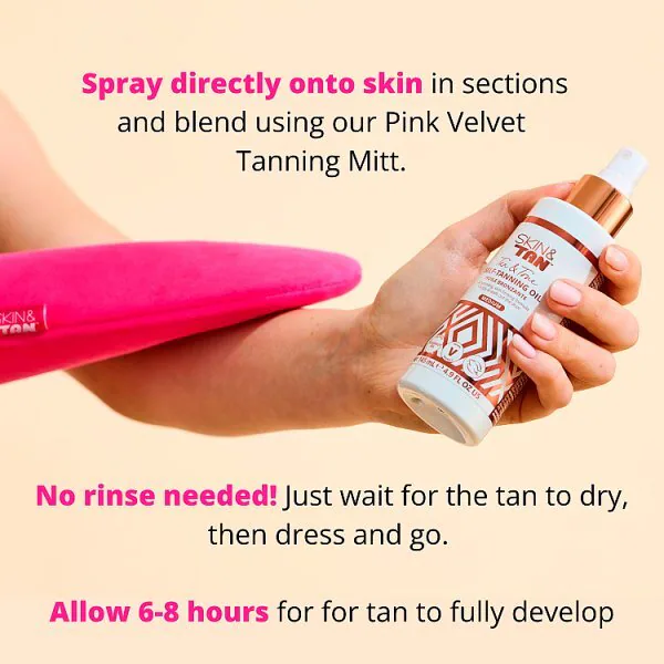 Skin & Tan Tan & Tone Oil Medium