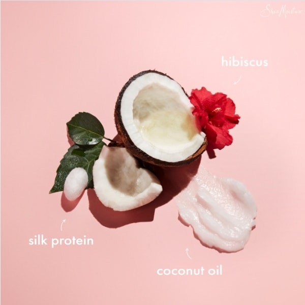 SheaMoisture  coconut & hibiscus curl & shine shampoo 384ml