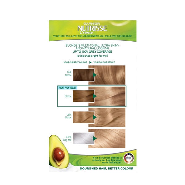 Garnier Nutrisse 8 Blonde Permanent Hair Dye