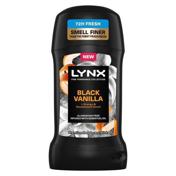 Lynx Fine Fragrance Collection Black Vanilla Deodorant Stick 50 ml