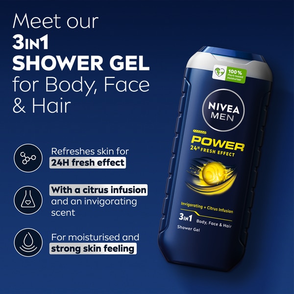 NIVEA MEN Power Fresh Shower Gel 500ml?