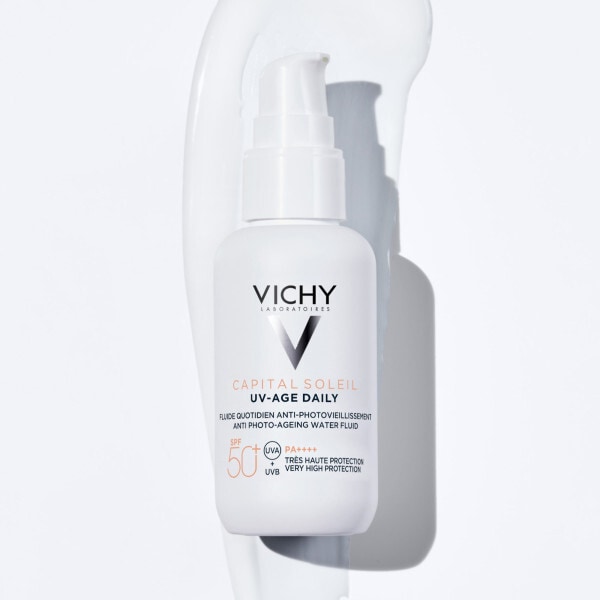 Vichy Capital Soleil UV-Age Invisible Face Sun Protectionÿ SPF50+ 40ml