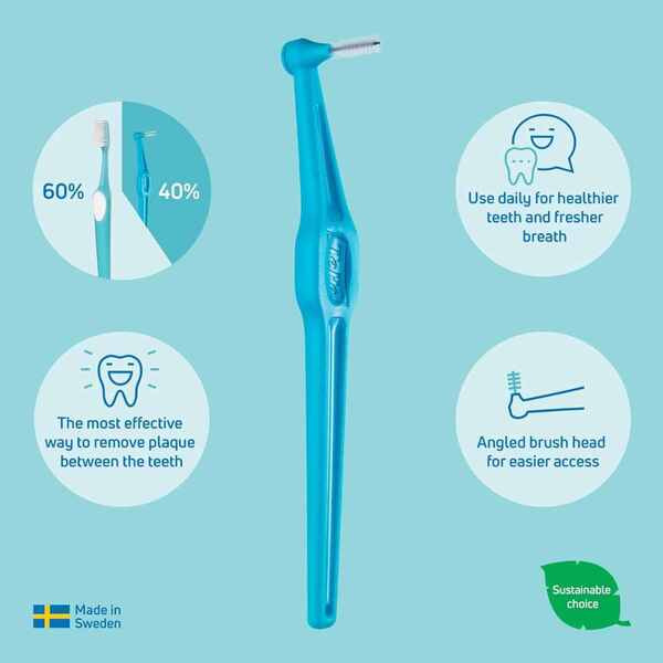 TePe Angle Interdental Brush Blue