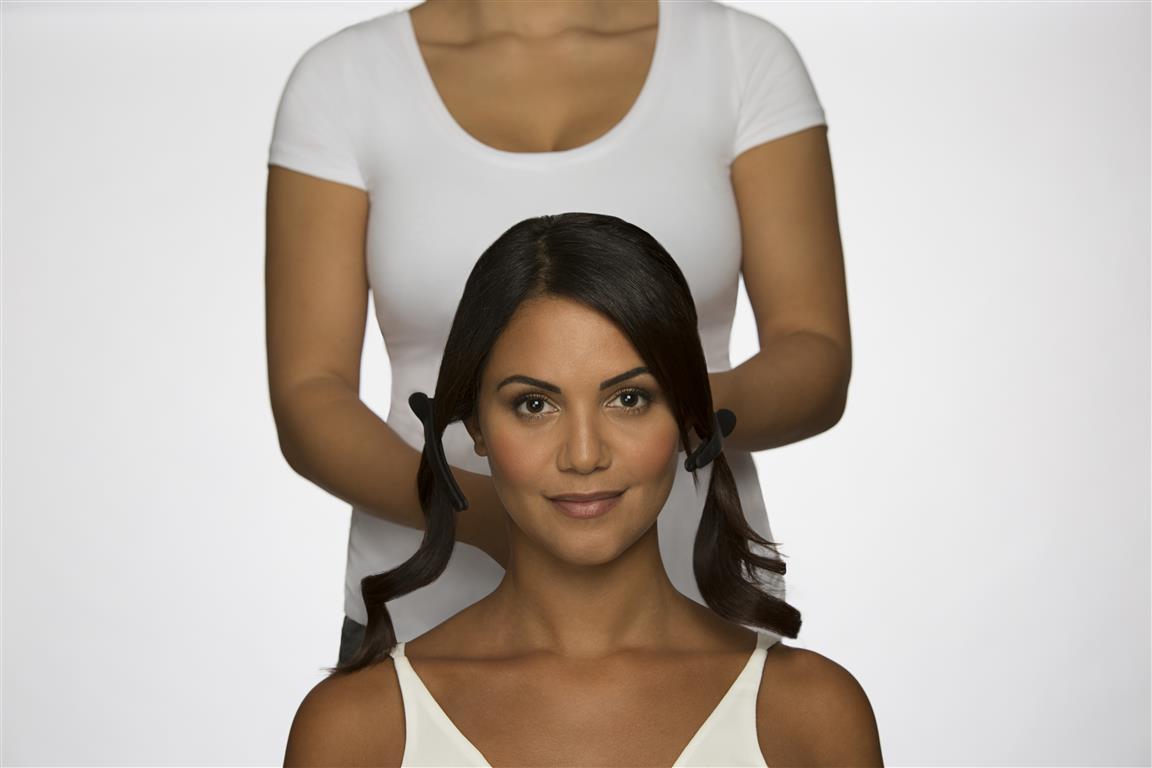 how to backcomb hair step two