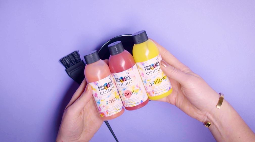 Rose-Gold-Hair-with-Pick-and-Mix