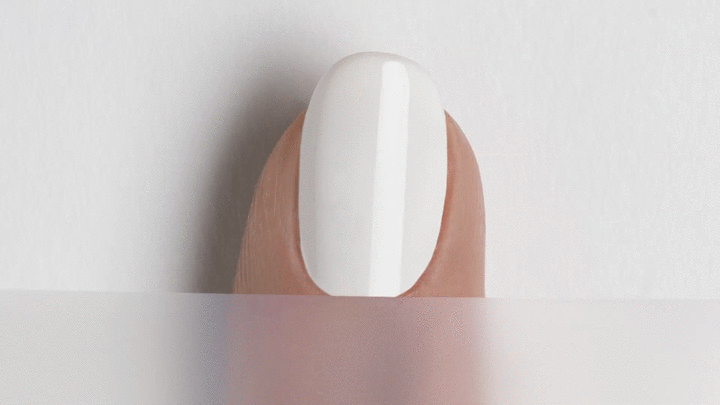 Ombre metallic nails 2