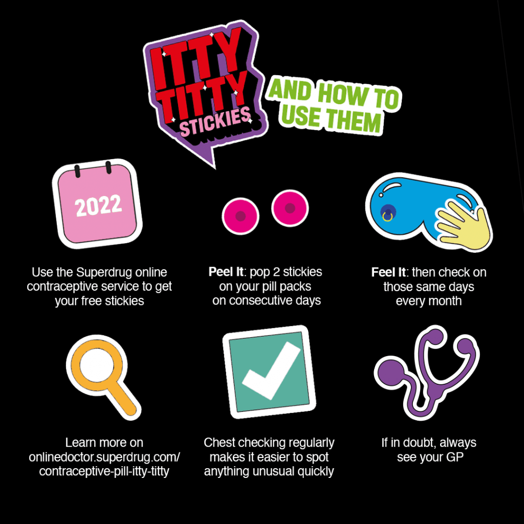 itty titty stickies campaign instructions
