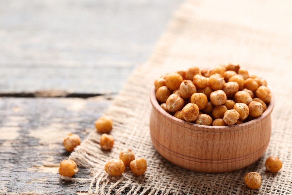 roasted chickpeas snack