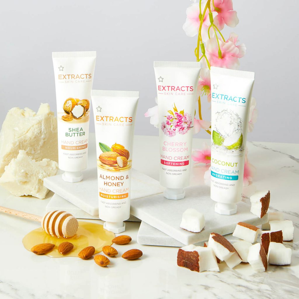 Superdrug extracts hand cream range with ingredients