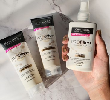 John Frieda PROfiller+ Shampoo, Conditioner & Spray 