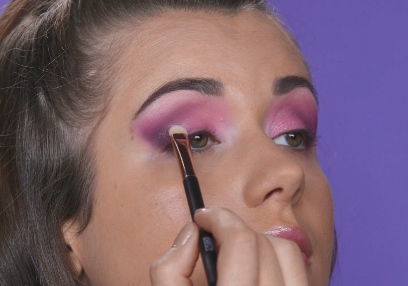 Colour block eye makeup step 5