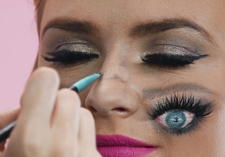 Double Vision Halloween Makeup