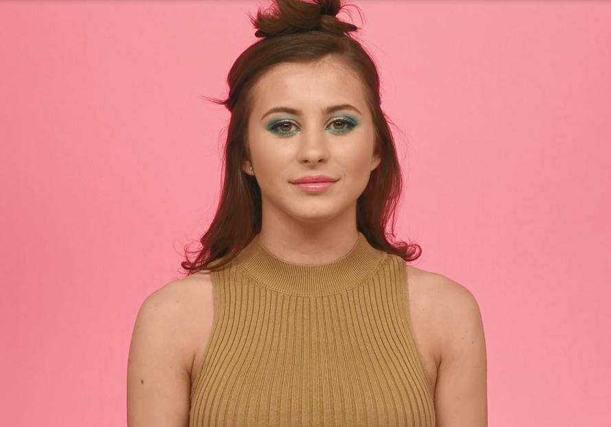 Modern 80s spiral curl step 2