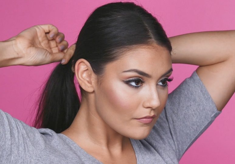 Sleek Ponytail step 2