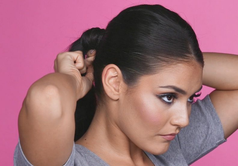 Sleek Ponytail step 3