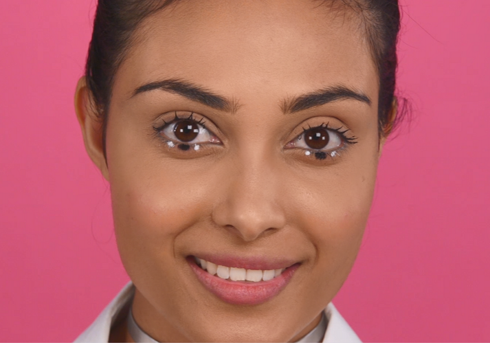 Under dot dramatic eyeliner step 4