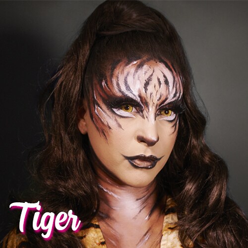 Halloween look Tiger