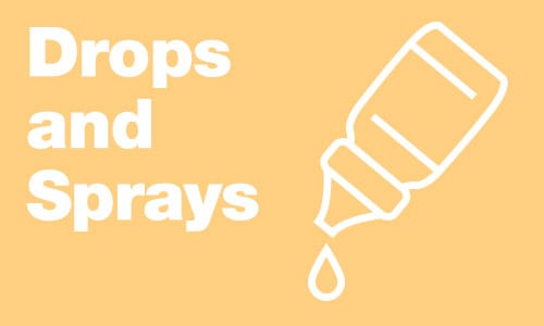 Drops and Sprays